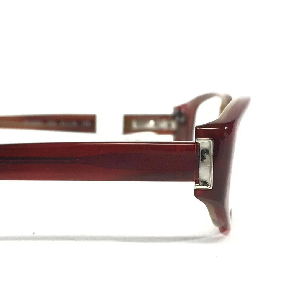 Anne Klein Eyeglasses Frames AK 8083 208 Clear Red Round Oval Full Rim 51-16-135